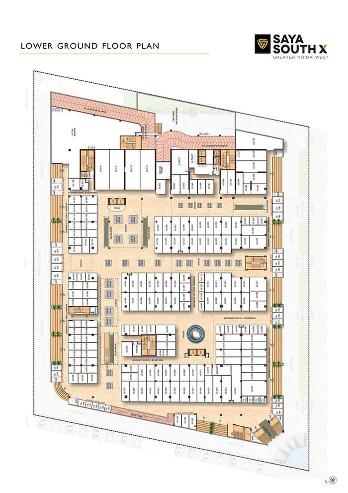 saya south x commercial property in noida